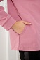 Толстовка женская из футера 2-х нитка Ирма / Розовый макси
