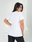 Женская футболка базовая Белая Ф-38