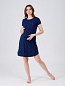 Женское платье для беременных 8.105 стрелы на темно-синем