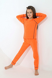 Детский костюм для девочки Полярис-1 / Оранжевый