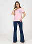 Женская футболка Эрлия Розовая